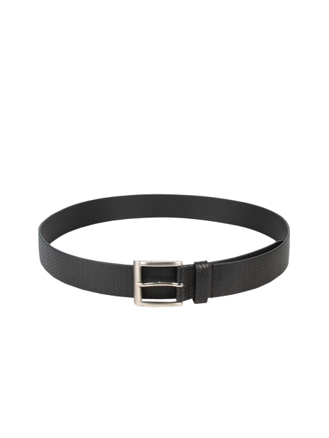 Paradigm Design Lab Men Black Solid Leather Belt