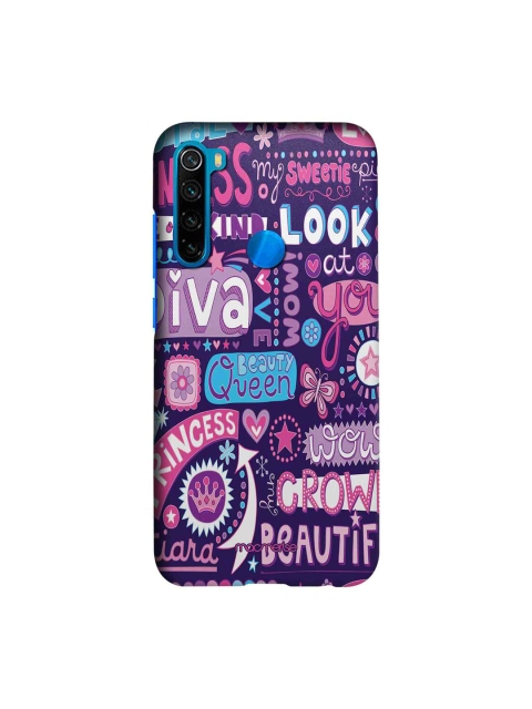 macmerise Purple & Pink Diva Diaries Sublime Xiaomi Redmi Note 8 Back Case