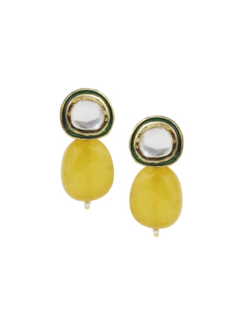 DUGRISTYLE Women Yellow Rang Biranga Studs