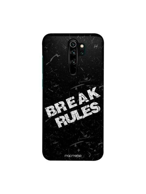 macmerise Black & White Break Rules Xiaomi Redmi Note 8 Pro Back Case