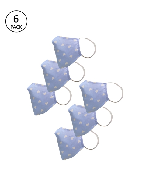 nestroots Unisex 6 Pcs Blue 2 Ply Printed Anti Pollution & Anti Dust Reusable Cloth Masks
nestroots Unisex 6 Pcs Blue 2 Ply Printed Anti Pollution & Anti Dust Reusable Cloth Masks