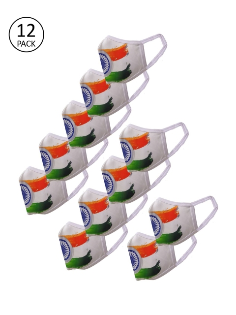 nestroots Unisex Blue 12 Pcs 2 Ply Independence Day Anti Pollution Reusable Face Masks, Multi
nestroots Unisex Blue 12 Pcs 2 Ply Independence Day Anti Pollution Reusable Face Masks, Multi