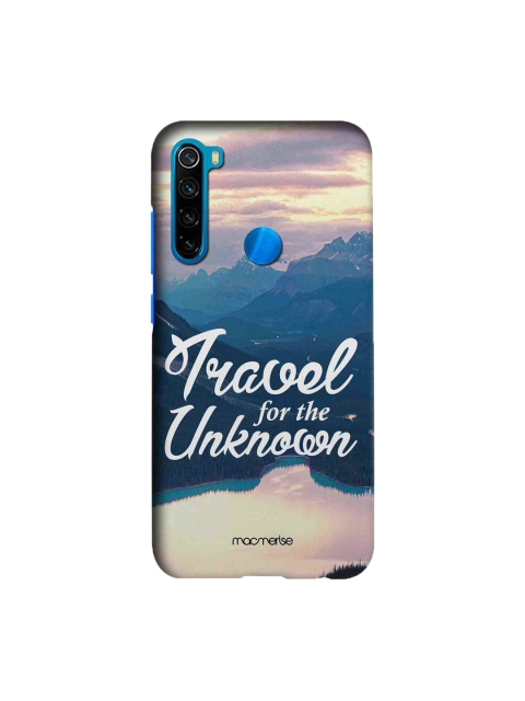 macmerise Blue & Beige Travel For The Unknown Sublime Xiaomi Redmi Note 8 Back Cover