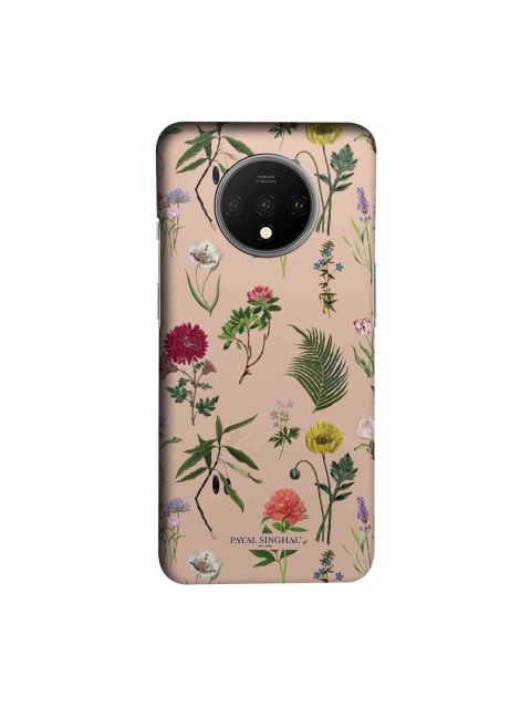 macmerise Beige & Green Payal Singhal Bageecha Sublime OnePlus 7T Back Cover
