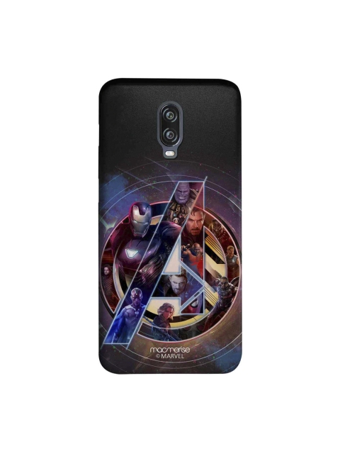 macmerise Black & Blue Marvel ComicsAvengers Infinity World Sublime OnePlus 6T Back Cover