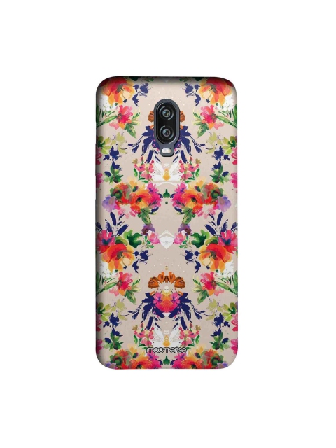 macmerise Lavender & Pink Floral Symmetry Sublime Printed OnePlus 6T Back Case