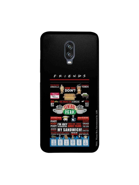 macmerise Black & Red Friends Favorites Sublime OnePlus 6T Back Case