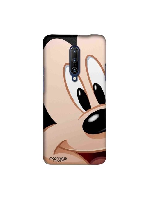 macmerise Beige & Black Disney Zoom Up Mickey OnePlus 7 Pro Back Case