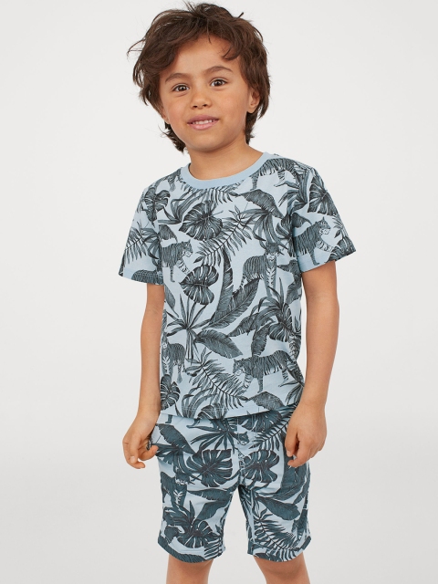 H&M Boys Blue Cotton Shorts