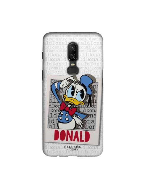macmerise Grey & Blue Disney Hello Mr Dold Sublime OnePlus 6 Back Case