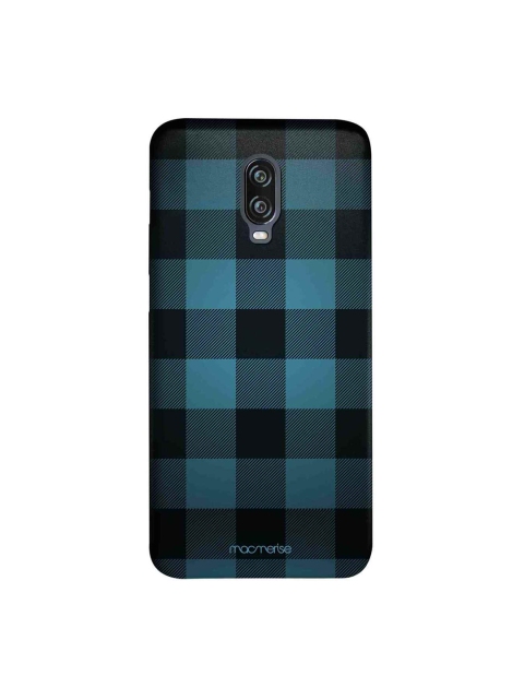 macmerise Blue & Black Checkmate Sublime OnePlus 6T Back Case