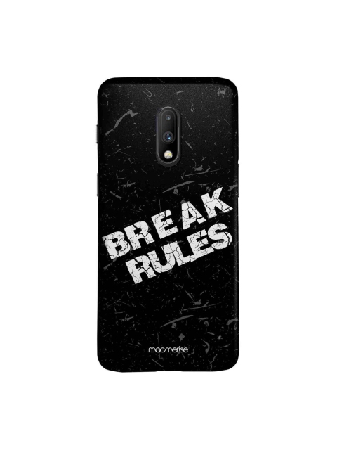 macmerise Black & White Break Rules Sublime OnePlus 7 Back Cover