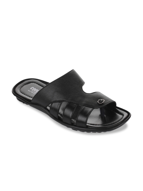 Liberty Men Black Comfort Sandals