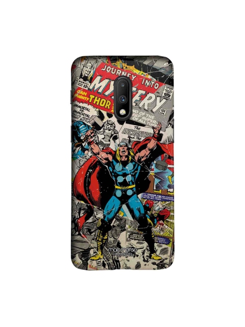 macmerise Grey & Red Marvel Comics Thor Sublime OnePlus 7 Back Case