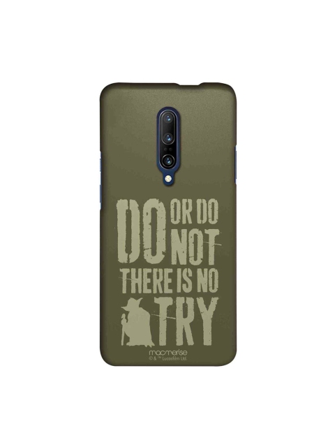 macmerise Olive Green Star Wars Yoda Theory Sublime OnePlus 7 Pro Mobile Case