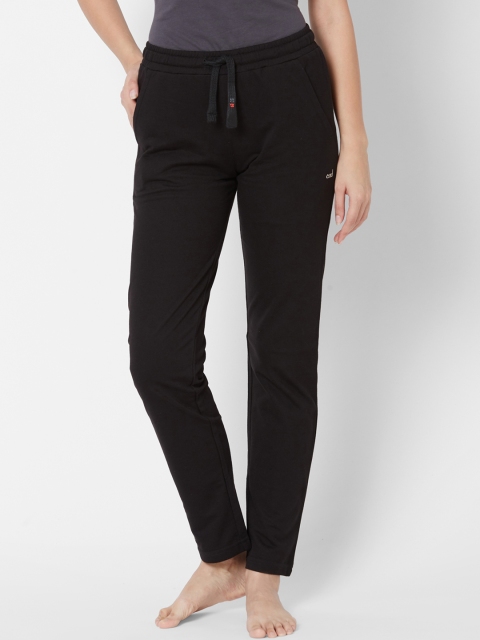 Sweet Dreams Women Black Solid Lounge Pants