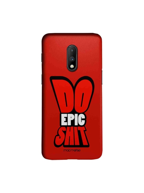 macmerise Red & White Do Epic Shit Sublime OnePlus 7 Back Case
