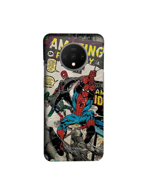 macmerise Grey & Red Marvel Comics Spidey Sublime OnePlus 7T Back Case