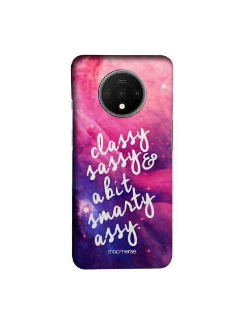 macmerise Pink & Blue Smarty Assy OnePlus 7T Back Case