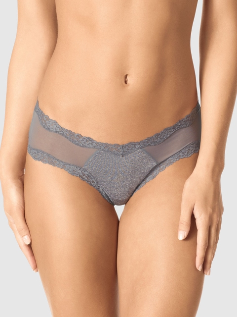La Senza Women Grey & Gold-Toned Self Design Sexy Sexy Pin Up Bikini Briefs 11130118-2FS5
La Senza Women Grey & Gold-Toned Self Design Sexy Sexy Pin Up Bikini Briefs 11130118-2FS5