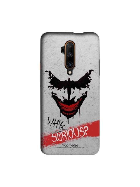macmerise Grey & Black DC Comics Seriously Crazy Sublime OnePlus 7T Pro Back Case