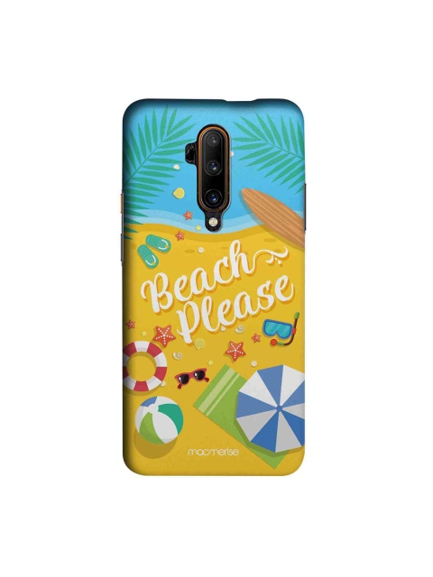 macmerise Yellow & Blue Beach Please Sublime OnePlus 7T Pro Back Case