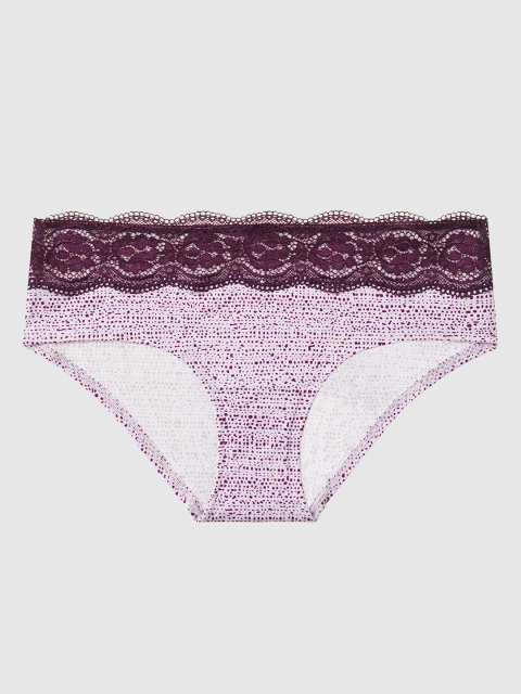 La Senza Women Purple Remix Ultrasoft Hipster Briefs 11139258-4G9W