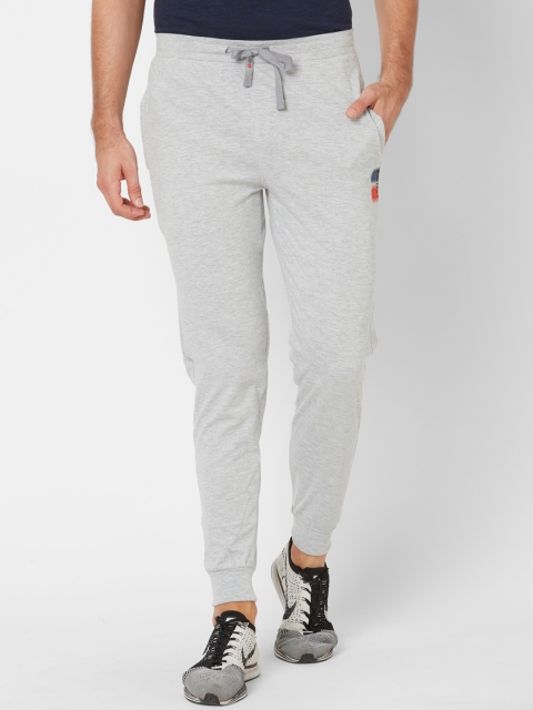 Sweet Dreams Men Grey Melange Solid Joggers