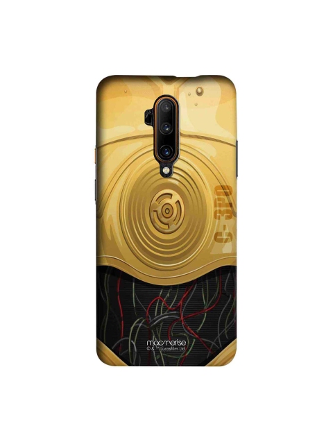 macmerise Brown & Black Star Wars Attire C3PO Sublime OnePlus 7T Pro Back Case