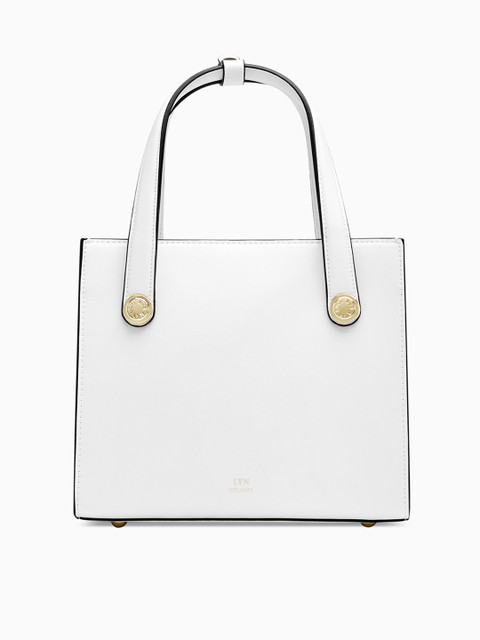 LYN White Solid Handheld Bag
LYN White Solid Handheld Bag