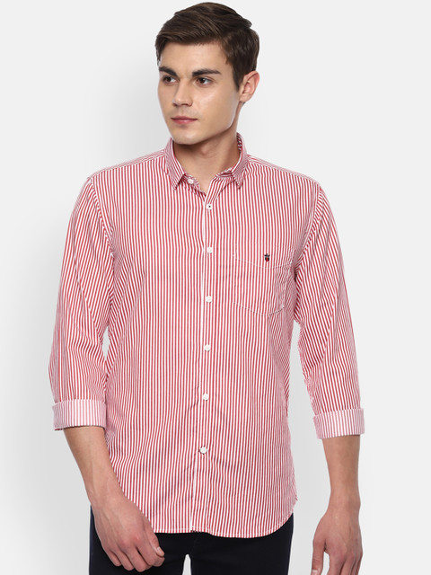 Louis Philippe Sport Men Red & White Slim Fit Striped Casual Shirt
Louis Philippe Sport Men Red & White Slim Fit Striped Casual Shirt