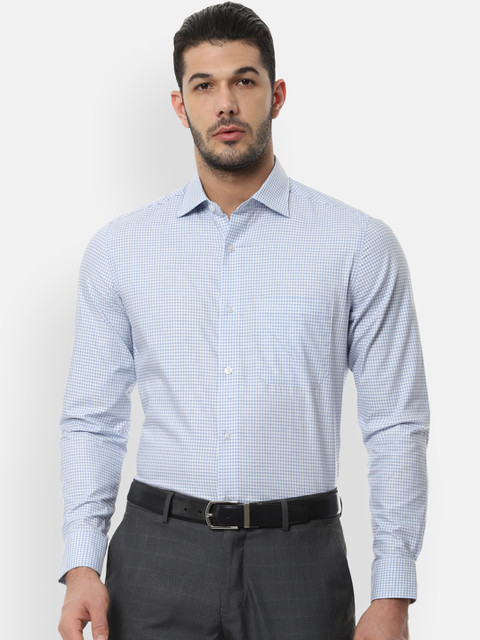 Louis Philippe Men Blue Classic Regular Fit Checked Formal Shirt
Louis Philippe Men Blue Classic Regular Fit Checked Formal Shirt