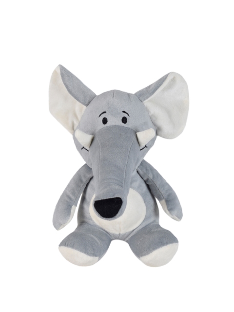 Ultra Kids Grey & White Long Trunk Elephant Soft Toy