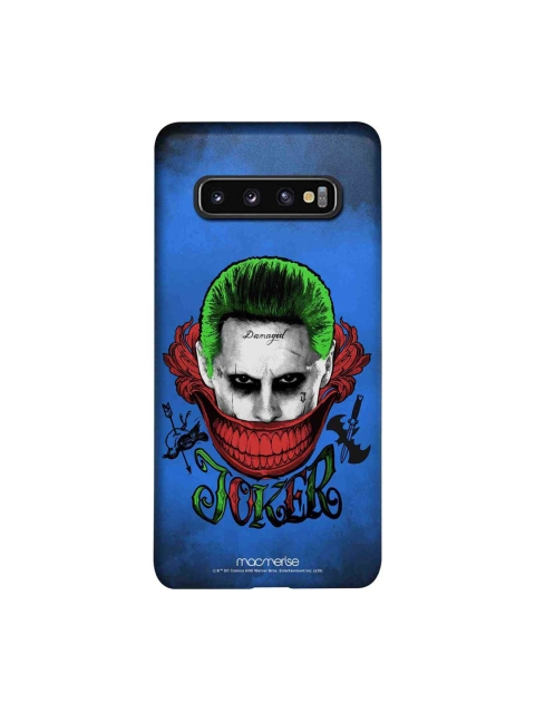 macmerise Blue & Red DC Comics Damaged Joker Sublime Samsung Galaxy S10 Back Case