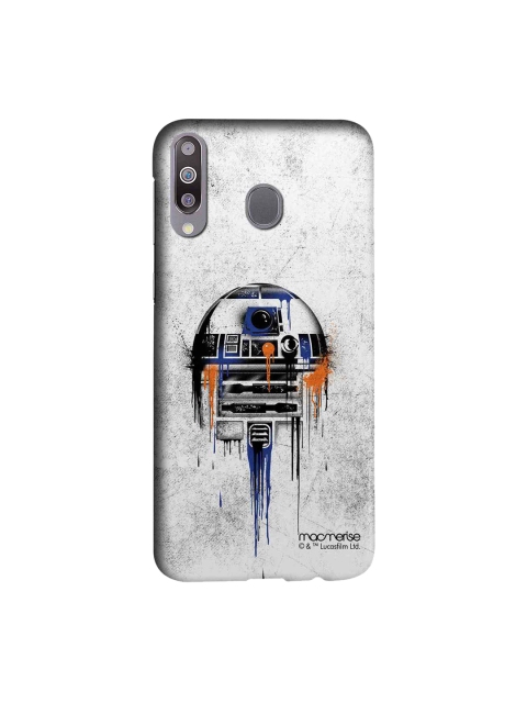 macmerise Grey & Black Star Wars Astro Droid Sublime Samsung Galaxy M30 Back Case