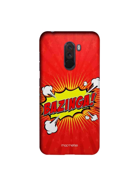 macmerise Red & Yellow Bazinga Sublime Xiaomi Poco F1 Back Case
