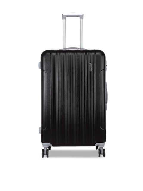 Teakwood Leathers Unisex Black 360-Degree-Rotation Hard-Sided Large Trolley Suitcase
Teakwood Leathers Unisex Black 360-Degree-Rotation Hard-Sided Large Trolley Suitcase