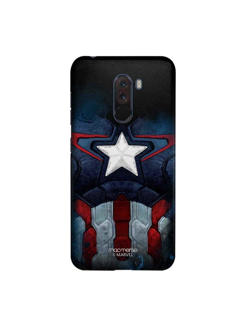 macmerise Blue & White Marvel Comics Cap Am Suit Sublime Xiaomi Poco F1 Back Cover