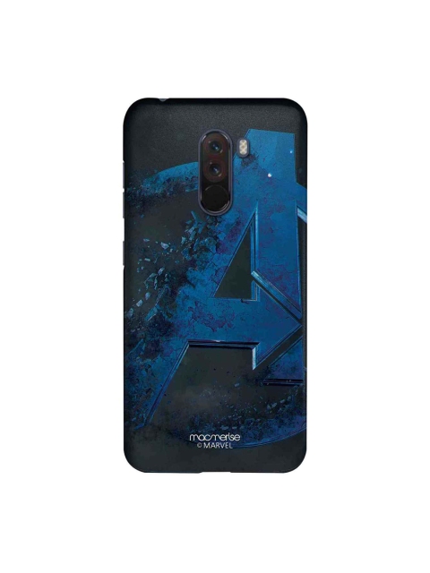 macmerise Blue & Black Marvel Comics Endgame Logo Sublime Xiaomi Poco F1 Back Case