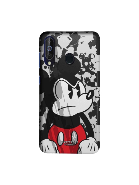 macmerise Black & Grey Disney Grumpy Mickey Sublime Samsung Galaxy M40 Back Case