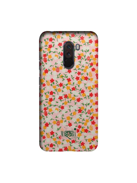 macmerise Pink & Red Masaba Dense Floral Sublime Xiaomi Poco F1 Back Case