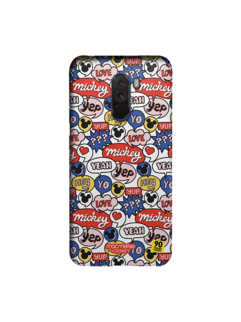 macmerise White & Blue Disney Mickey Mouse Doodle Xiaomi Poco F1 Back Case