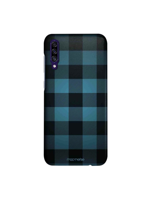 macmerise Blue & Black Checkmate Sublime Samsung Galaxy A30S Back Case