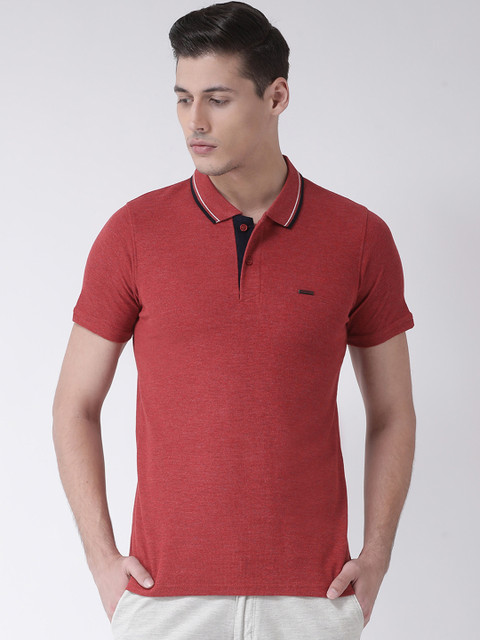 COBB Men Red Solid Polo Collar T-shirt
COBB Men Red Solid Polo Collar T-shirt