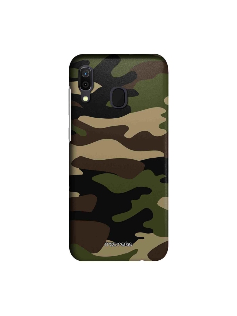 macmerise Olive Green & Brown Camo Military Illustration Sublime Samsung Galaxy A30 Case