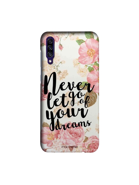 macmerise Grey & Pink Your Dreams Samsung Galaxy A30S Back Case