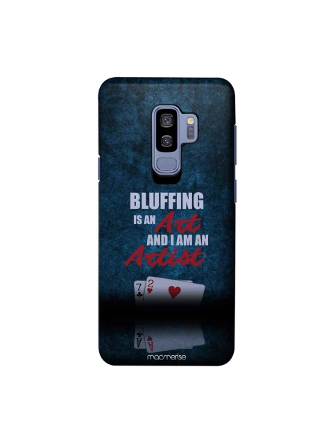 macmerise Blue & White Art of Bluffing Sublime Samsung Galaxy S9 Plus Back Case