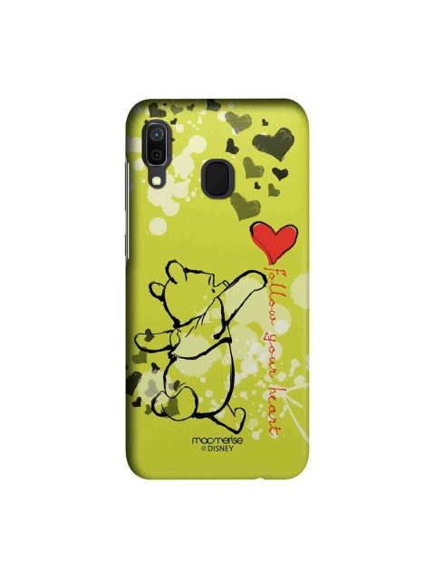 macmerise Lime Green & Black Disney Follow Your Heart Sublime Samsung Galaxy A30 Back Case