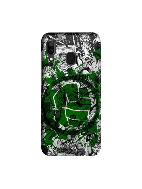 macmerise Green & Black Marvel Comics Splash Out Hulk Fist Sublime Samsung Galaxy A30 Back Case