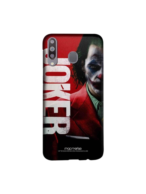 macmerise Red & White Joker Printed Samsung Galaxy M30 Back Case